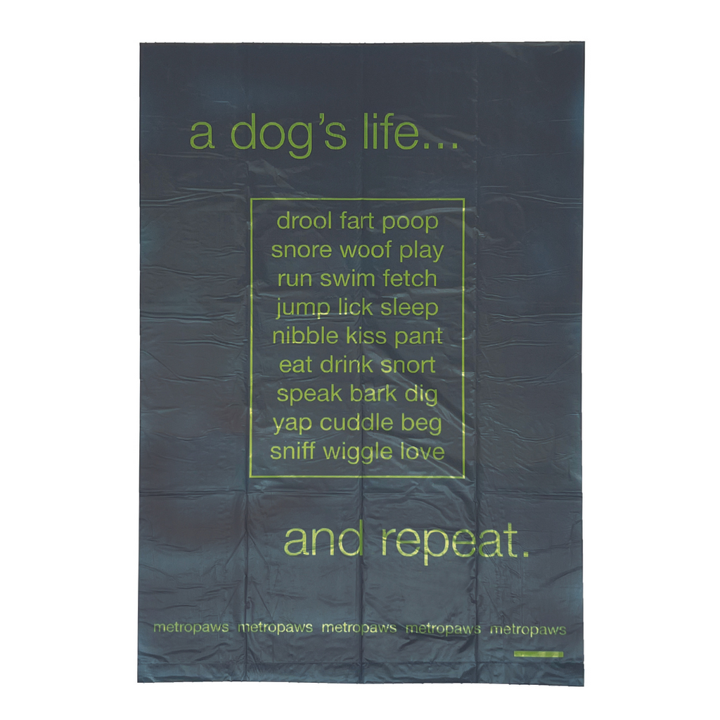 Design of Metro Paws Degradable Poop Bags